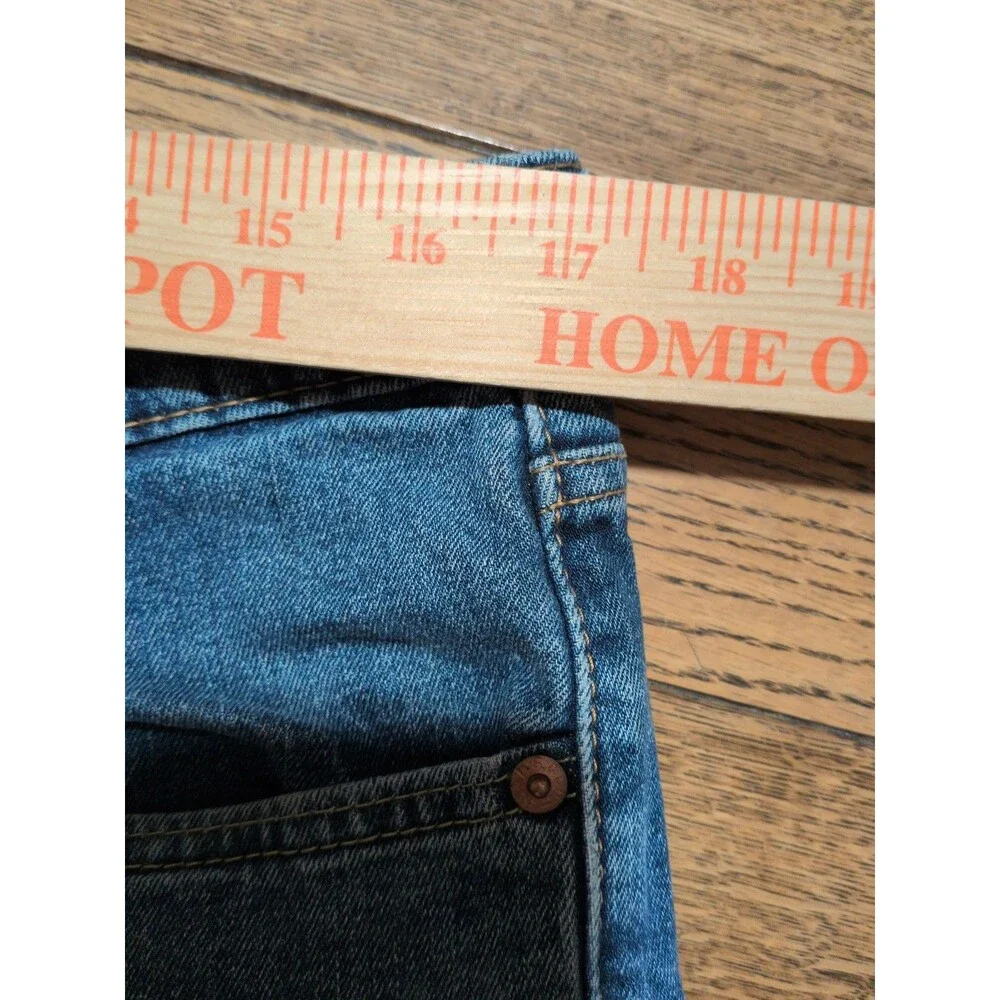 Levis 514 Jeans Mens 34x30 Straight Regular Fit Medium Wash Blue Stretch Classic